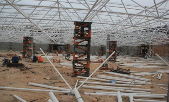 白银盘点钢结构网架装配的步履和相关关注变乱