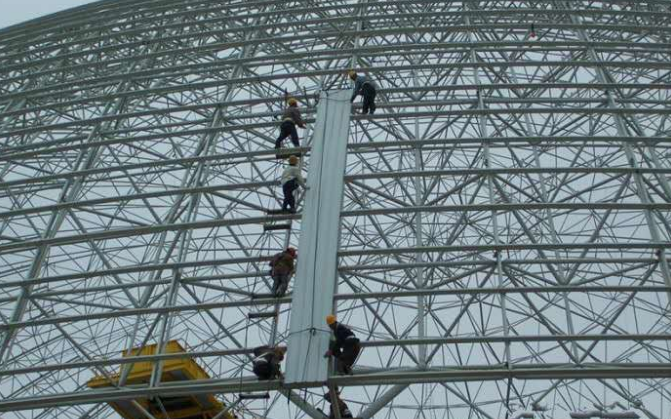 白银网架装配好以后应当留神哪八项验收事件